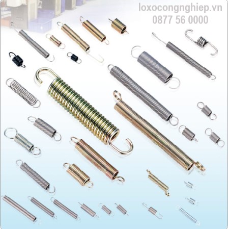 Lò xo kéo kiểu Đức mạ kẽm 