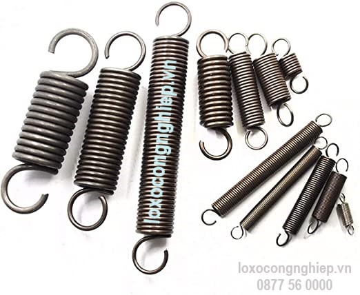 Lò xo kéo kiểu Đức vật liệu thép 